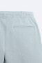 Soft textured bermuda shorts