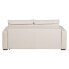 Sofa 195 x 95 x 88 cm Synthetic Fabric Cream