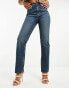 Фото #11 товара ASOS DESIGN mid rise straight jean in vintage blue