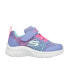 Фото #2 товара Toddler Girls Microspec Plus - Swirl Sweet Adjustable Strap Casual Sneakers from Finish Line