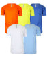 Men's Short Sleeve Moisture-Wicking Quick Dry Performance Crew Neck Tee -5 Pack