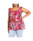 Plus Size Paradiso Print Top