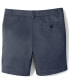 ფოტო #2 პროდუქტის Girls School Uniform Plain Front Blend Chino Shorts