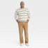 Фото #2 товара Men's Big & Tall Athletic Fit Jeans - Goodfellow & Co Khaki 44x32