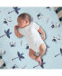 Фото #2 товара Jungle Party 100% Cotton Monkey/Palm Tree Fitted Crib Sheet