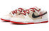 Фото #4 товара Кроссовки Nike Dunk Low в стиле Да Винчи, новогодние бело-коричневые