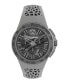 Men's Thunderstorm Chrono Gray Silicone Strap Watch 43mm