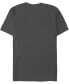 Фото #2 товара Men's Generic Additude Distressed Skyline Short Sleeves T-shirt