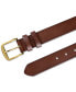 Фото #3 товара Men's Burnished-Edge Belt, Created for Macy's