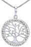 Silver pendant Tree of Life with Swarovski ® Crystals SILVEGOB16088
