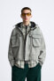 Фото #2 товара Джинсовая куртка с капюшоном ZARA
