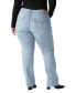 ფოტო #2 პროდუქტის Plus Size Vintage Classic High-Rise Bootcut Jeans