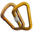 Фото #1 товара Карабин альпинистский QI´ROC Universal Seguro Snap Hook Bronze / Gold