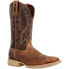 Фото #2 товара Durango Rebel Pro Lite Rustic Embroidered Square Toe Cowboy Mens Brown Casual B