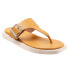 Softwalk Kisi S2210-787 Womens Orange Narrow Leather Thong Sandals Shoes