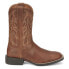 Фото #1 товара Justin Boots Canter 11 Inch Embroidered Square Toe Cowboy Mens Brown Casual Boo