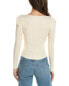 Avantlook Rib Sweater Top Women's White Os - фото #2