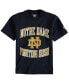 Big Boys Navy Notre Dame Fighting Irish Circling Team Jersey T-shirt