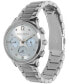 ფოტო #2 პროდუქტის Women's Sports Luxe Silver-Tone Stainless Steel Watch 38mm