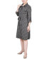 ფოტო #3 პროდუქტის Petite 3/4 Sleeve Roll Tab Shirtdress