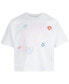 ფოტო #1 პროდუქტის Little Girls Love Icon Boxy Short Sleeves T-shirt