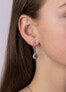 Фото #5 товара BRISA silver earrings with genuine rose gold and Brilliance Zirconia JJJ1141ERO