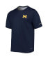 Фото #2 товара Men's Navy Michigan Wolverines Terminal Tackle Omni-Shade T-shirt