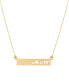 Фото #1 товара Macy's mom Bar 17" Pendant Necklace in 10k Gold