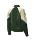 Women's Hunter Green Milwaukee Bucks Slam Dunk Raglan Full-Zip Track Jacket