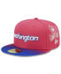 Фото #1 товара Men's Pink Washington Wizards 2022/23 City Edition Official 59FIFTY Fitted Hat