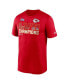 Фото #3 товара Men's Red Kansas City Chiefs Super Bowl LVII Champions Essential T-shirt