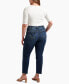 Фото #5 товара Plus Size Suki Curvy-Fit Straight Jeans