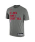 Men's Heather Gray Atlanta Hawks 2023/24 Sideline Legend Performance Practice T-shirt