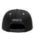 Фото #4 товара Men's Minnesota United FC Black Bankroll Snapback Hat