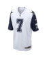 Фото #3 товара Men's Trevon Diggs White Dallas Cowboys Alternate Game Jersey