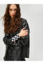 Фото #1 товара Куртка женская Koton Оверсайз с карманами и деталями на молнии