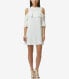 Фото #1 товара Платье с открытыми плечами Avec Les Filles модель Ruffled Cold Shoulder белого цвета, размер S