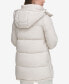 ფოტო #2 პროდუქტის Women's Hooded Stand-Collar Puffer Coat