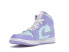 Фото #5 товара Кроссовки Nike Air Jordan 1 Mid Purple Aqua (Голубой)