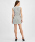 ფოტო #2 პროდუქტის Juniors' Tweed Sleeveless Mini Dress