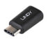 Фото #8 товара Lindy USB 2.0 Type C to Micro-B Adapter - USB-C - Micro-B - Black