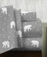 Фото #1 товара Polar Bear Superior Weight Cotton Flannel Sheet Set, Twin
