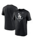 Фото #2 товара Men's Black Los Angeles Dodgers Icon Legend Performance T-shirt