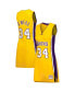 Фото #2 товара Women's Shaquille O'Neal Gold Los Angeles Lakers 1999 Hardwood Classics Name & Number Player Jersey Dress