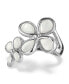 ფოტო #2 პროდუქტის Jardin Double Flower Ring With Mother of Pearl