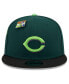 Men's Green/Black Cincinnati Reds Sour Apple Big League Chew Flavor Pack 9FIFTY Snapback Hat