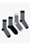 Фото #4 товара Носки Koton Stripe 4-Pack Socks Multicolor