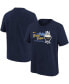 Little Boys and Girls Navy Milwaukee Brewers City Connect Graphic T-Shirt