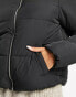 JDY padded jacket in black