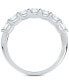 ფოტო #4 პროდუქტის Diamond Seven Stone Diamond Band (3/4 ct. t.w.) in 14k White Gold